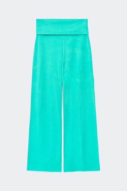 Coral Flow Wide Leg Yoga Pants