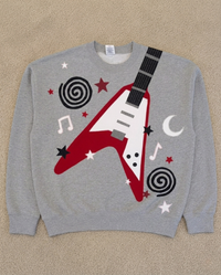 Vee Guitar Grey Sweatshirt